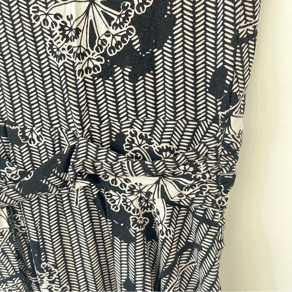 Anthropologie Deletta Floral Wrap Tank Top Blouse Stretch Sz Med (ff) - Picture 10 of 16